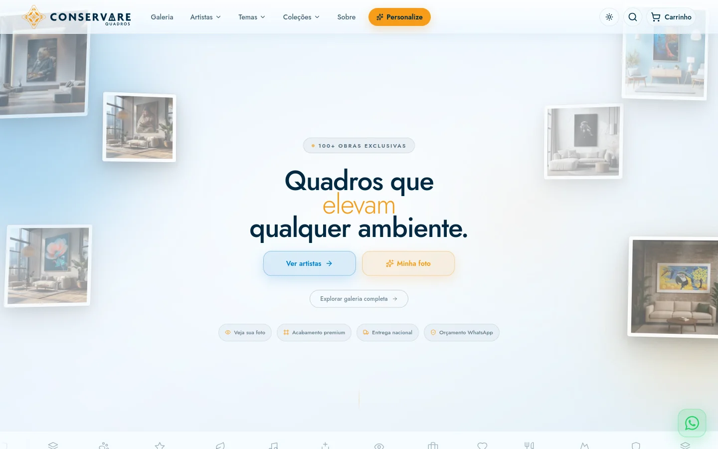 Home da loja Conservare Quadros