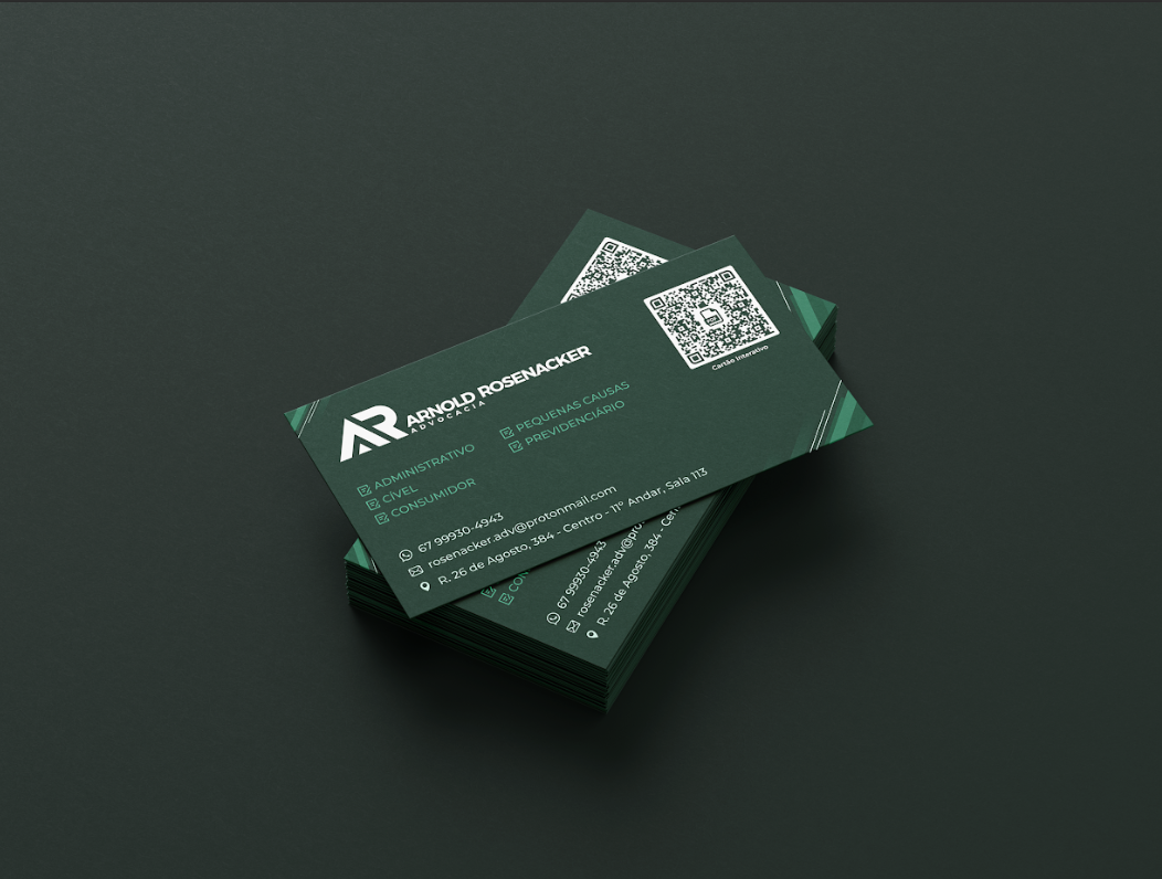 Arnold Rosenacker — Cartão de Visita